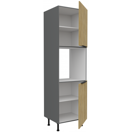 Słupek zabudowa piekarnika 60 cm CREMA dąb cremona / antracyt 60 DP-215 2F